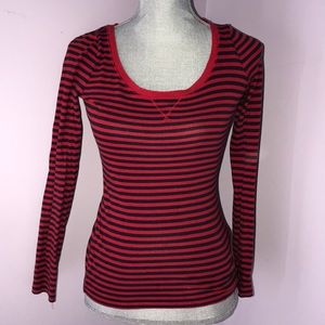 Stripped long sleeve shirt